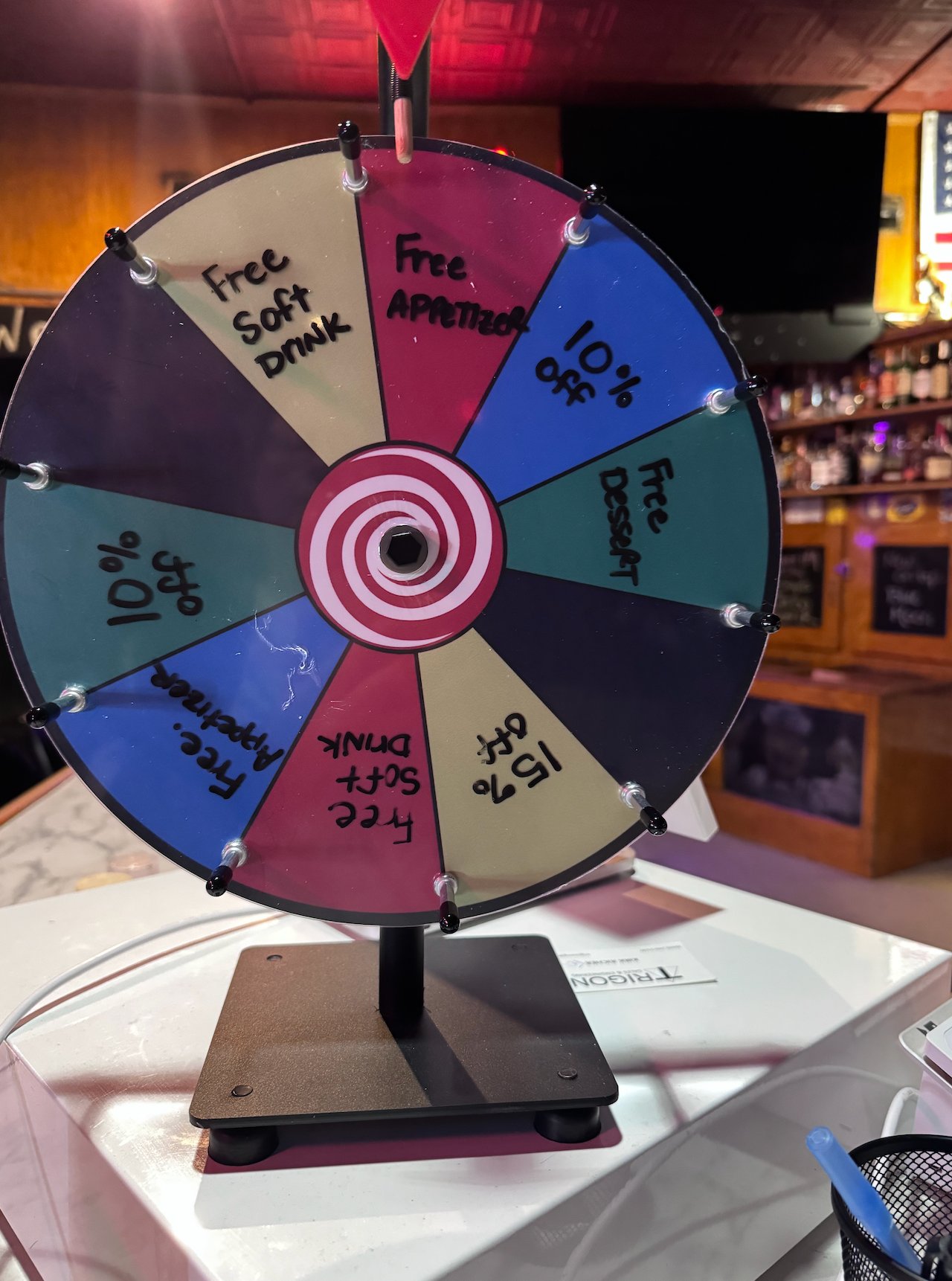 Wheel Wednesday prize wheel